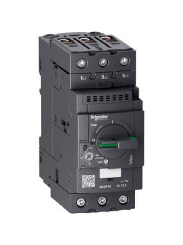Schneider Electric TeSys GV3 motor protection 3P 62-73a thermal/magnetic disconnection relay for din-rail mounting and with everl