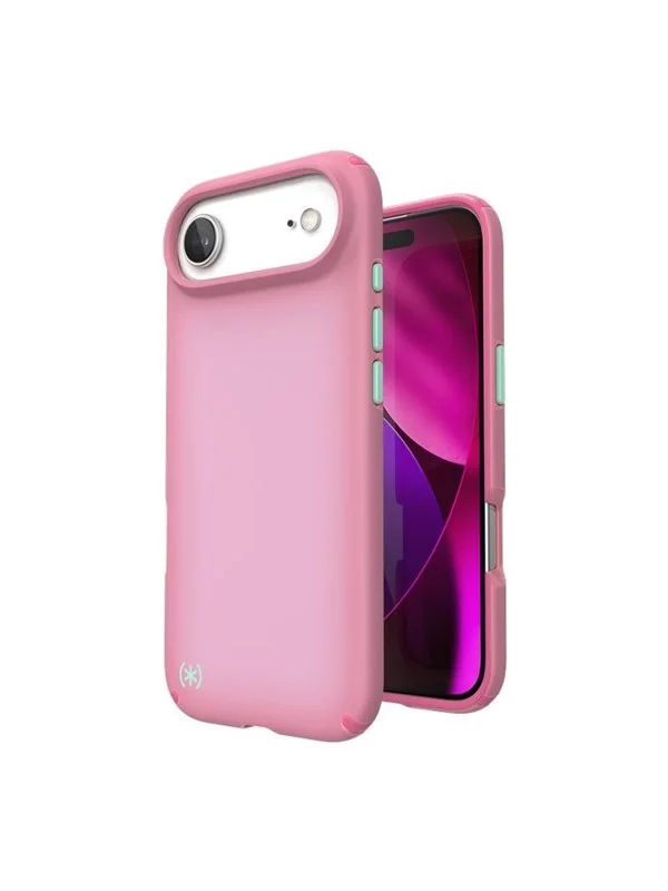 Speck Presidio Lux MagSafe - iPhone Air Case - Ibis Pink / Dark Ibis / Kanon Green