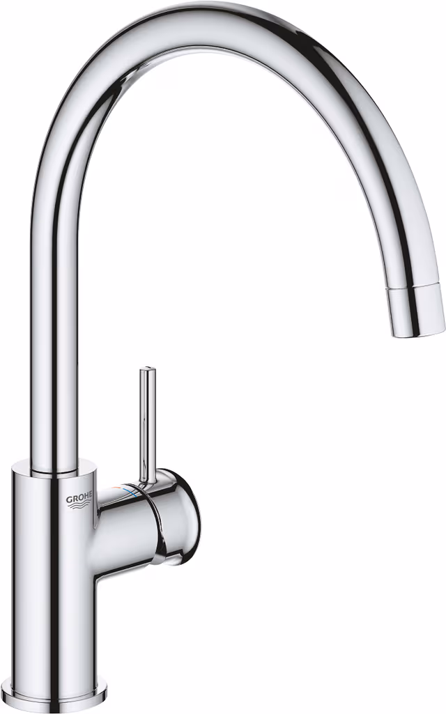 Grohe Start Classic blandebatteri med C-formet kran (krom)