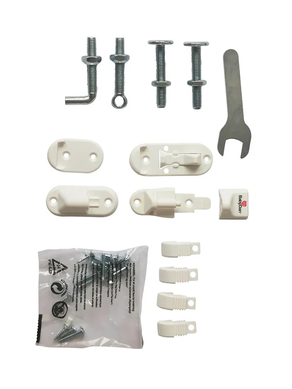 BabyDan Fittings for MultiDan / Liva Safety Gate metal White