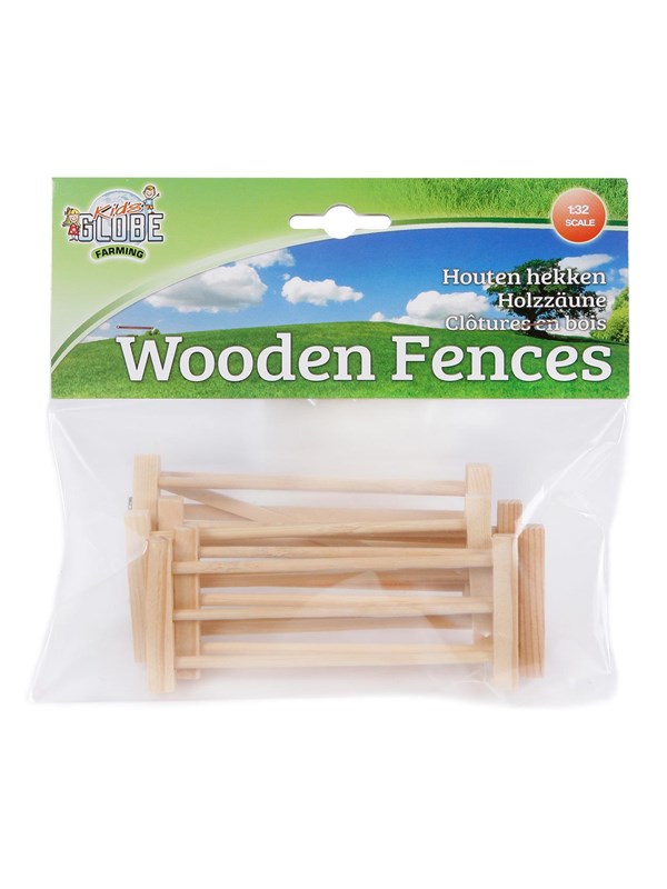Kids Globe Wooden Fences 1:32 6 pcs.