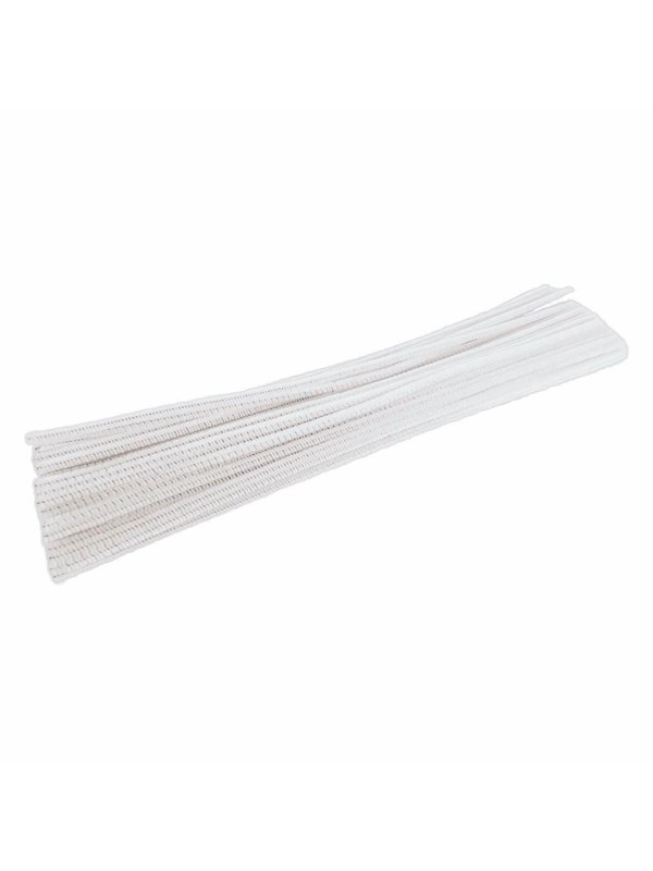 Colorations - White Chenille Wire 100pcs.