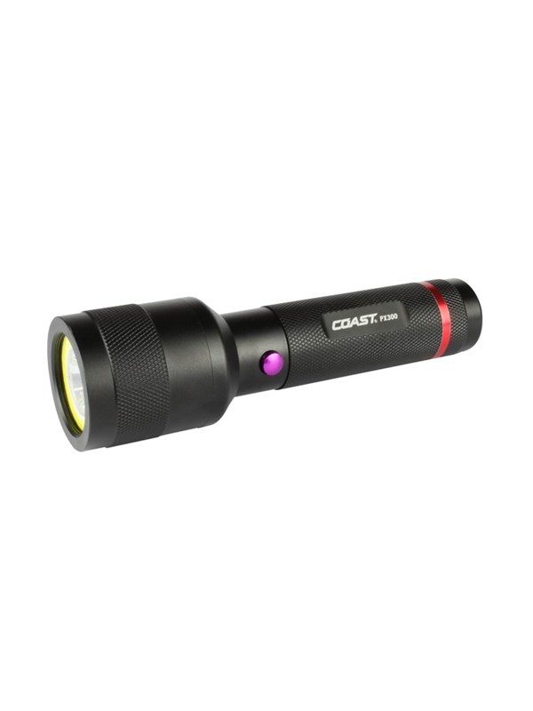 Coast px300 hand torch white light + uv light 150lumens