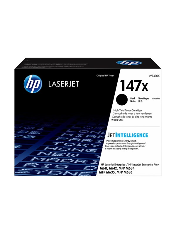 HP 147X / W1470X High Capacity Black Toner