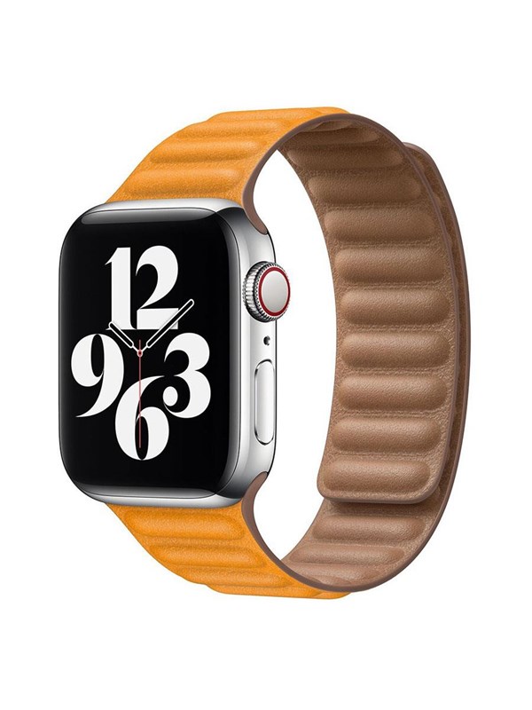 Lippa Apple Watch Magnetic Leather Strap 38/40/41 - Yellow Brown