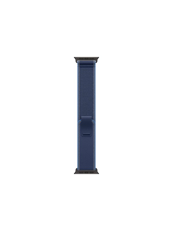 Apple 49mm Blue/Bright Blue Trail Loop - S/M - Black Titanium Finish