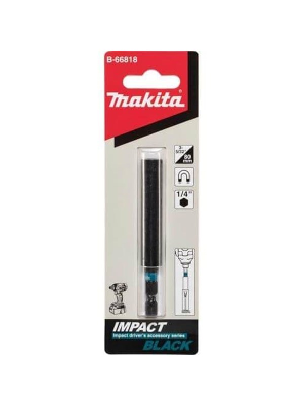 Makita B-66818 Impact Black Bitholder 80mm
