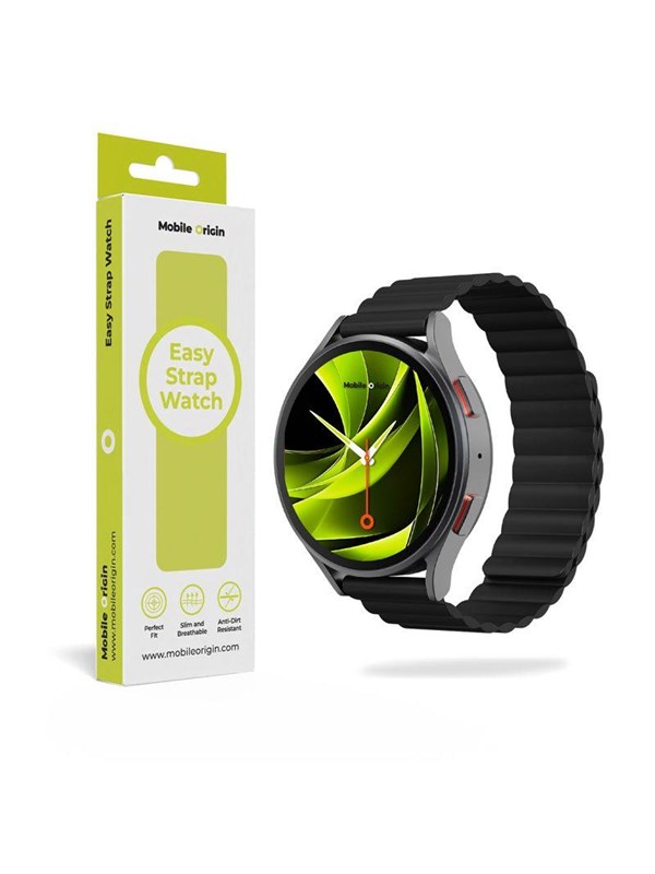 Mobile Origin Easy Strap Magnetic Watch 20mm Black