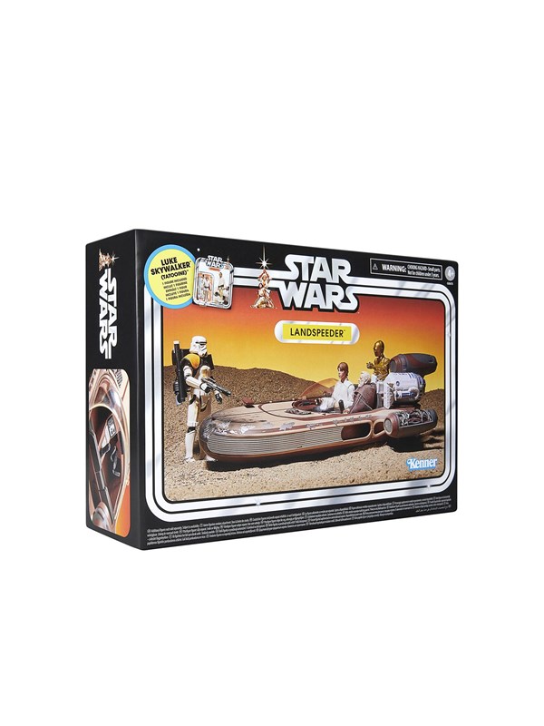 Star Wars Playset Vintage 3.75" Landspeeder & Luke Skywalker