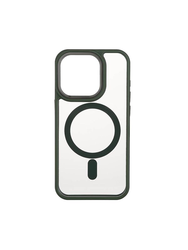 ONSALA Phone Case Bumper MagSeries Green & Clear - iPhone 15 Pro
