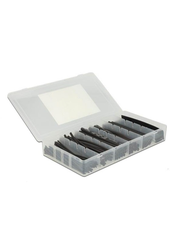 DeLOCK Heat shrink tube box (100-Pack) Black