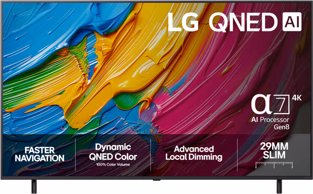 LG 50" QNED 80 4K TV (2025)