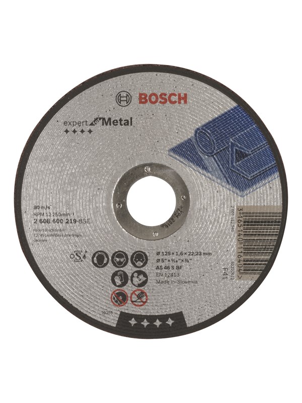Bosch Kappeskive rett Expert for Metal AS 46 S BF, 125 mm, 1,6 mm