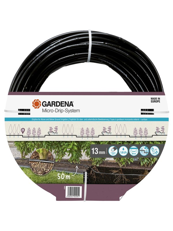 Gardena Dryppvanningsrør for busker / hekker (50 m)