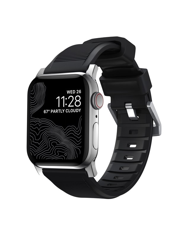 Nomad - Rugged Band - 44mm/42mm | Silver Hardware | FKM | V2