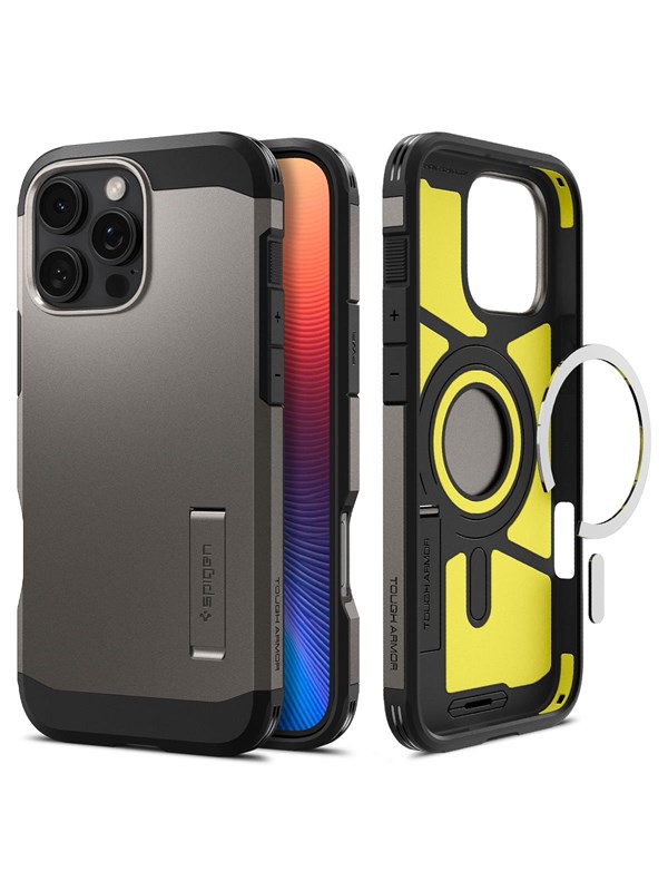 Spigen Tough Armor MagSafe - gunmetal - iPhone 16 Pro Max