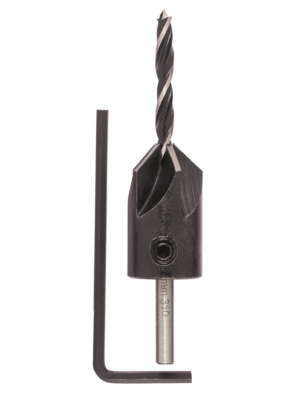 Bosch Trespiralbor med forsenker D= 4,0 mm, L= 70 mm