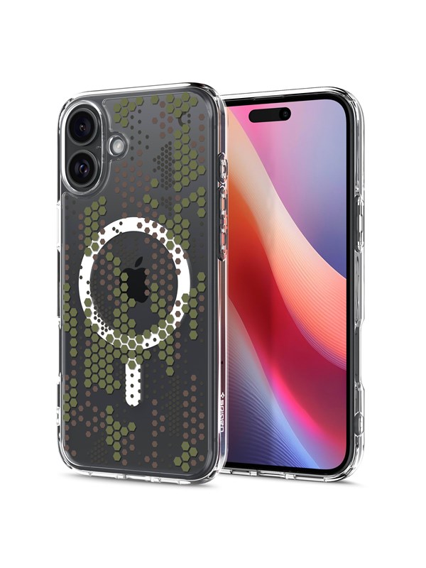 Spigen Ultra Hybrid MagSafe - digital camo - iPhone 16