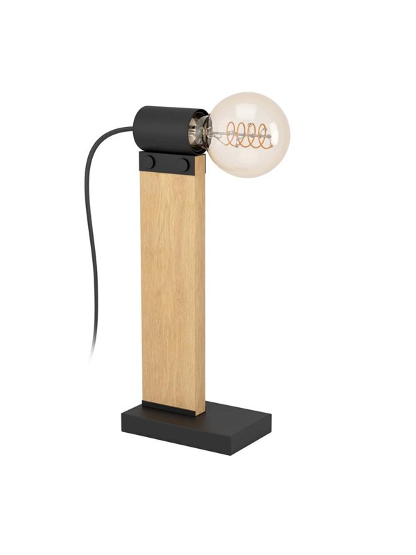 EGLO BAILRIGG table lamp black/wood