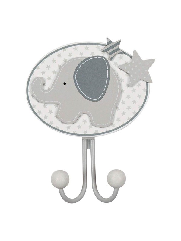 Goki Wooden Coat Rack Hook Elephant