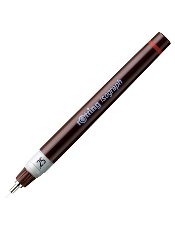 Rotring Isograph Technical Drawing Pen | 0.25 mm | Refillable Fineliner Pen