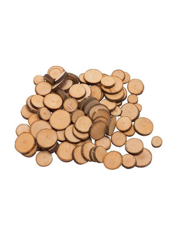 Goki Wooden Branch Discs Craft Material 100 pcs.