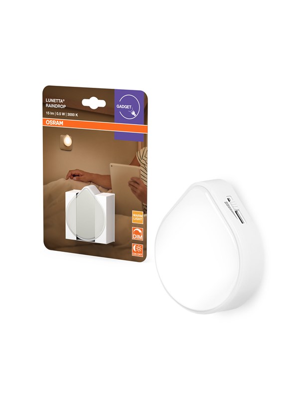 Osram Lunetta Raindrop Sensor 15lm 0.5W/830 39mm white