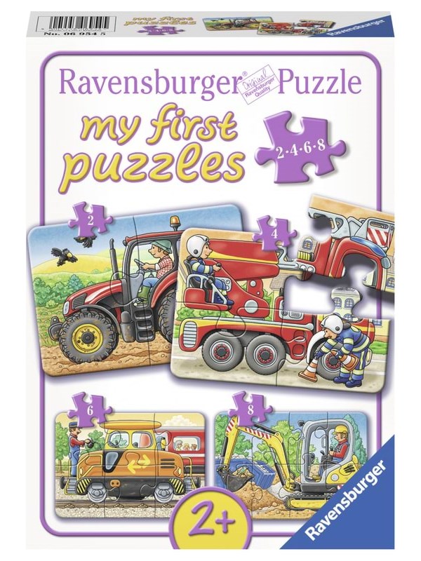 Ravensburger Hard At Work 2/4/6/8p