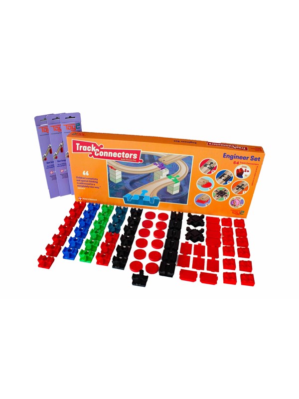 TOY2 Track Connector - Engineer Set incl. Slopes & Arches