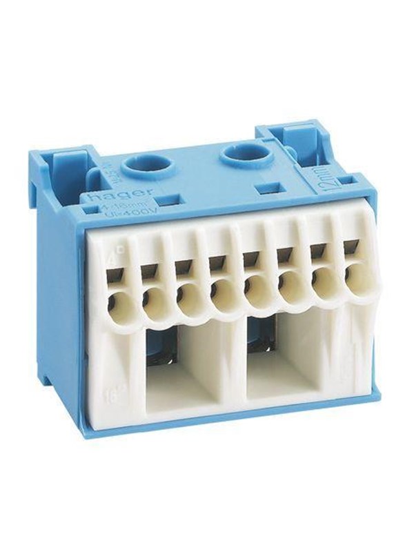 Hager Neutral terminal 11 (1.5-4q)+3 (1.5-25q)