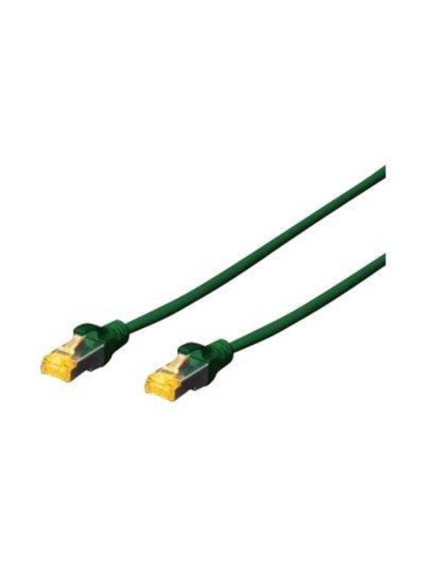 DIGITUS patch cable - 5 m - green - Grønn - 5m