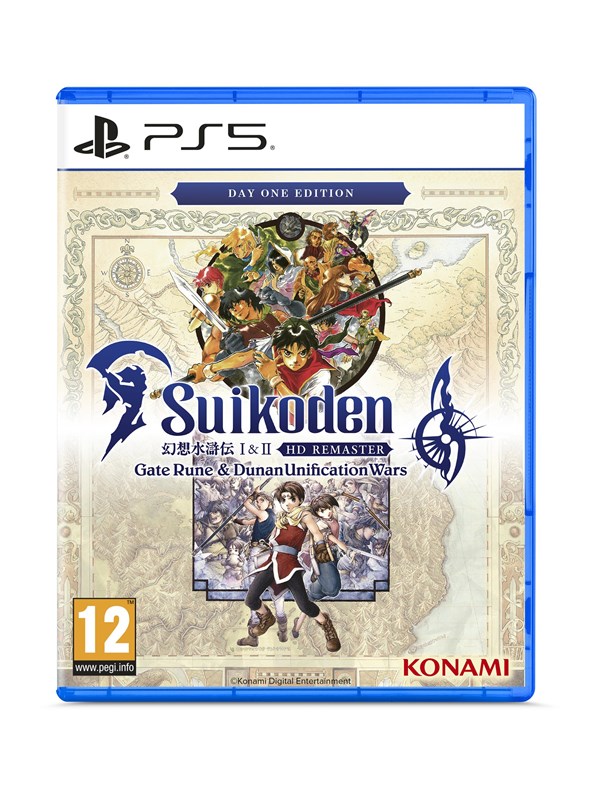 Suikoden I + II HD Remaster: Gate Rune and Dunan Unification Wars (Day One Edition) - Sony PlayStation 5 - RPG