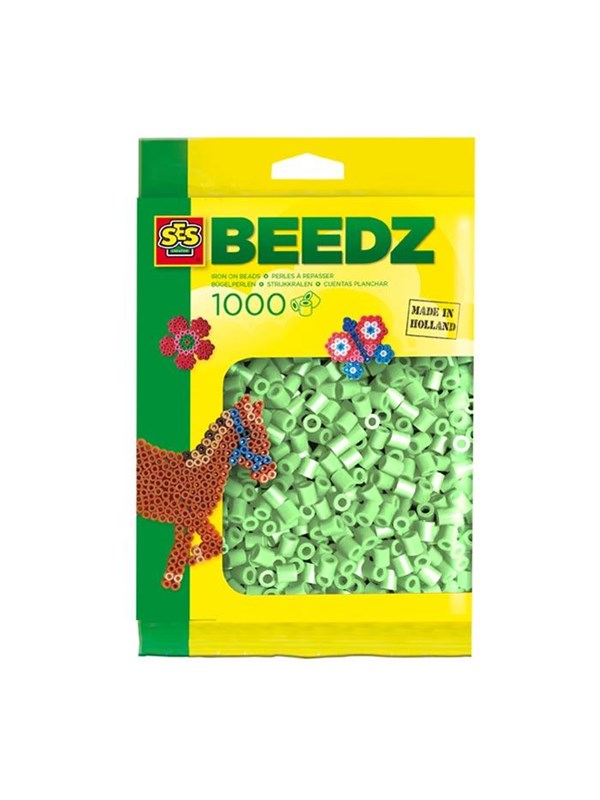 SES Creative Iron-on Beads - Mint Green 1000 pcs.