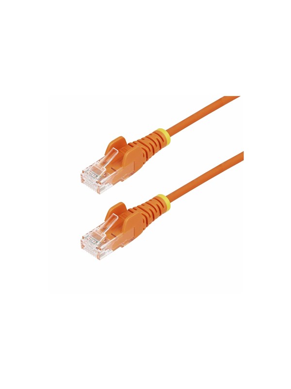 StarTech.com 2m Orange Slim CAT6 Ethernet Cable Snagless 28AWG LSZH - patch cable - 2 m - orange - Oransje - 2m