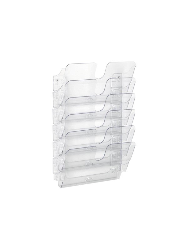 DURABLE Brosjyrestativ for vegg FLEXIPLUS 6 A4 liggande