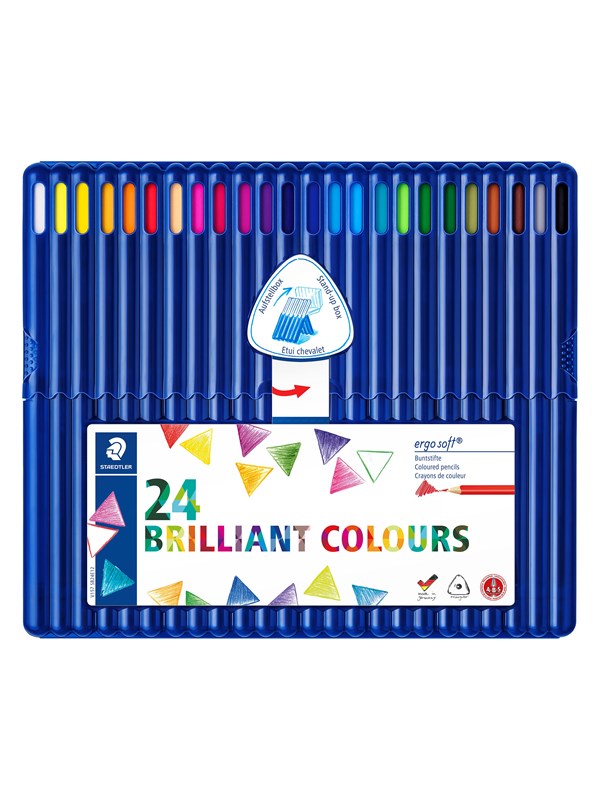 Staedtler Col. pencil ergosoft 24pcs FSC 100%