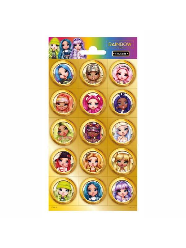 Totum Sticker sheet Rainbow High