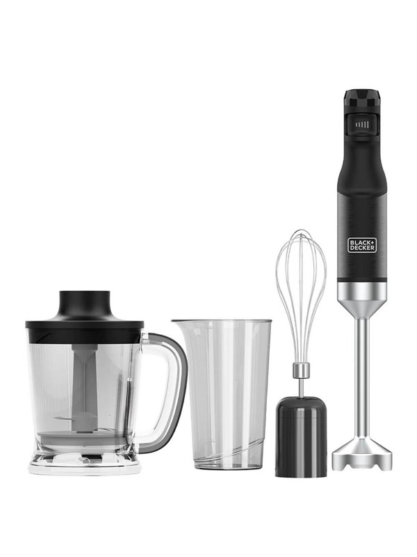 Black & Decker Stavmikser Hand Blender 1500W Black Accessories - 1500 W