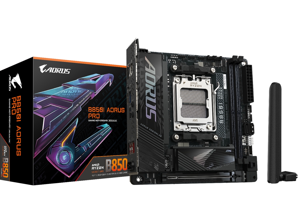 GIGABYTE B850I AORUS PRO Hovedkort - AMD B850 - AMD AM5 socket - DDR5 RAM - Mini-ITX