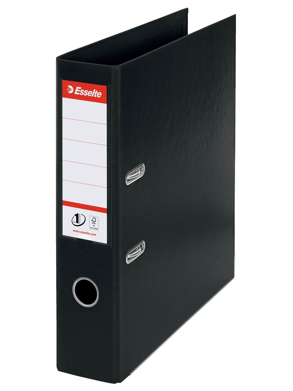 Esselte Brevordner  No.1 VIVIDA PP FSC® A4/75 mm VIVIDA sort
