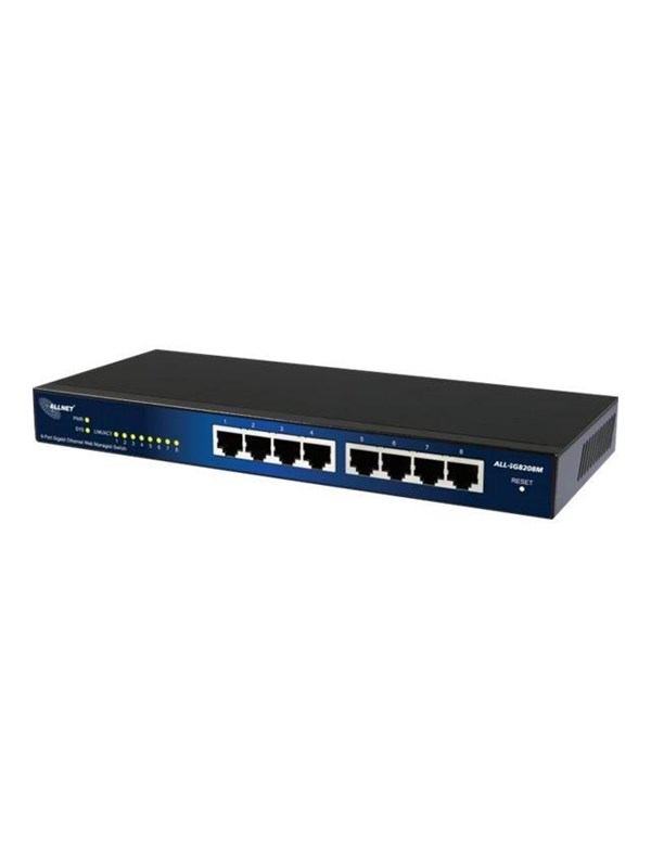 ALLNET ALL-SG8208M - switch - 8 ports - Managed
