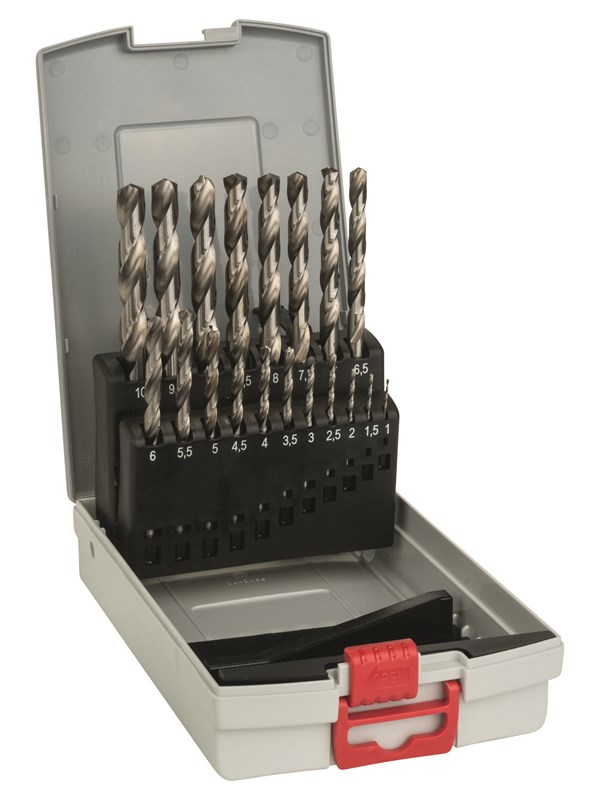 Bosch 19-delers metallbor-sett HSS-G, DIN 338, 135° 1-10 mm