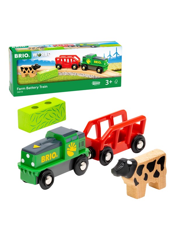 Brio Farm Battery Train