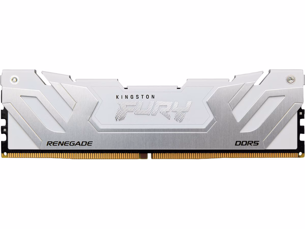 Kingston FURY Renegade DDR5-8400 - 24GB - CUDIMM for Intel - CL40 - Single Channel (1 pcs) - Intel XMP - Hvit