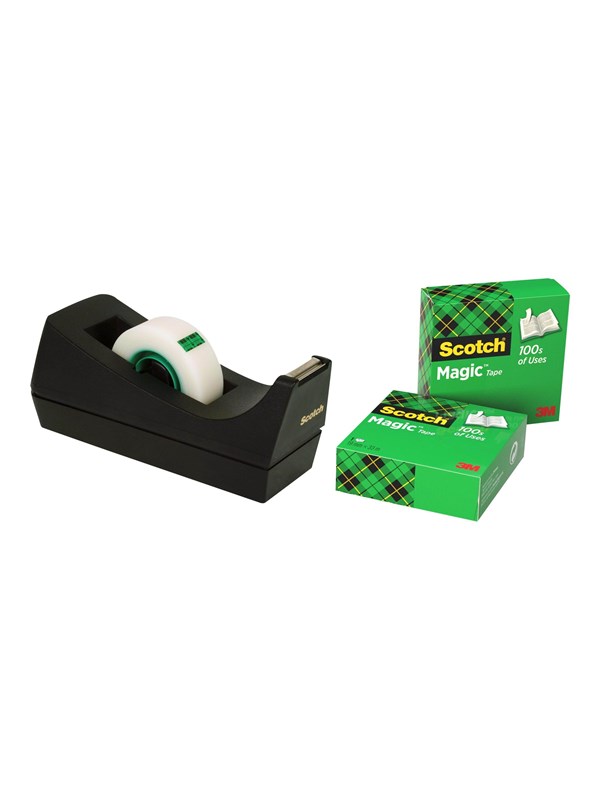 3M Table Dispenser C38 +3 pcs.19 mm × 33 m black
