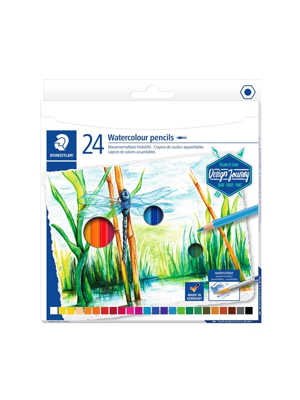Staedtler Coloured pencil aqu 24pcs 100% PEFC