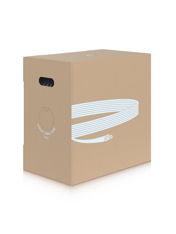 Ubiquiti UniFi Indoor Cable Cat6A CMR 305m - Hvit