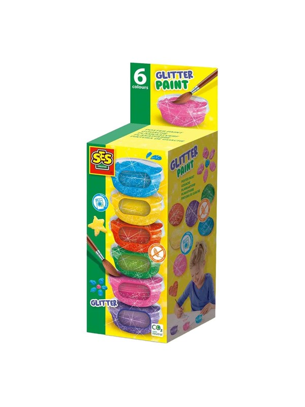 SES Creative Gouache Glitter 6x45ml