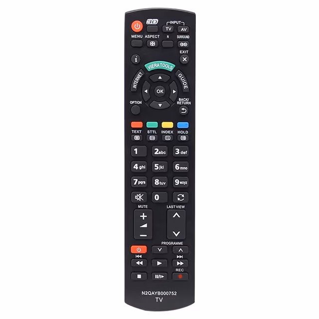 N2QAYB000752 TV fjernkontroll Erstatning for Panasonic TV