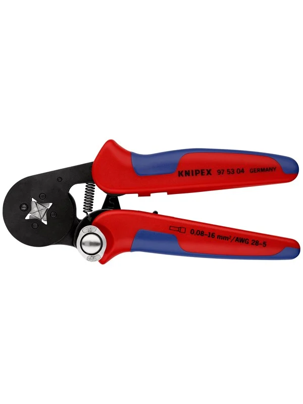 KNIPEX Selvjusterende presstenger for endehylser, for side mating